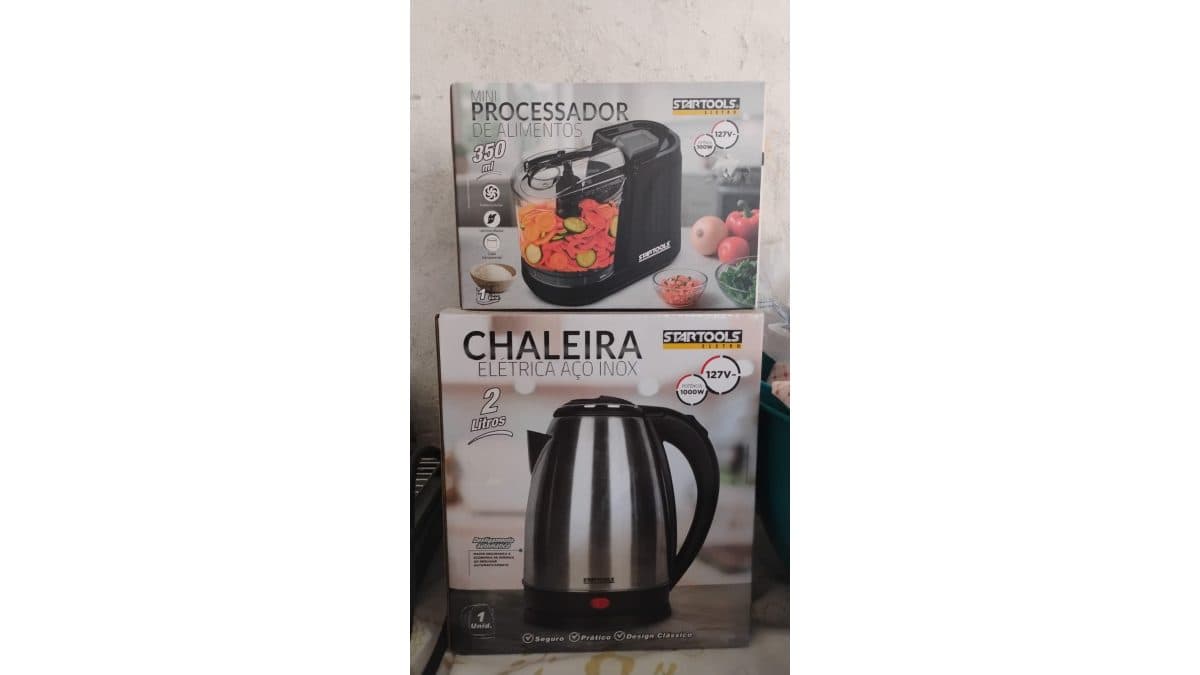Processador de alimentos & Chaleira elétrica