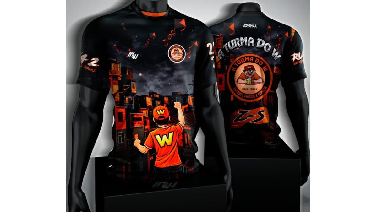 Camisa Preta 2027 - A Turma do W