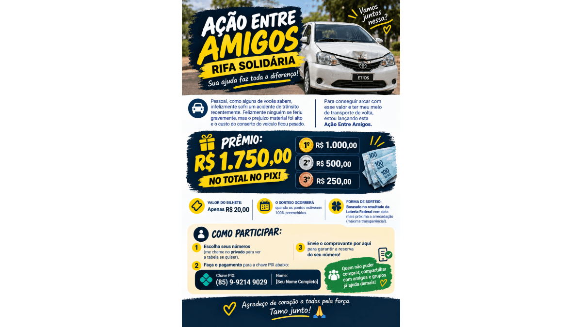 RIFA DE PIX - SOLIDARIA