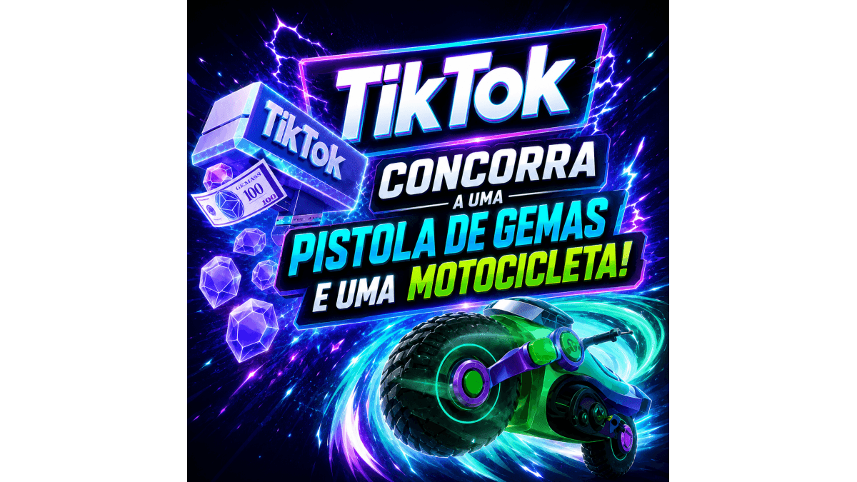 PISTOLA DE GEMAS E UMA MOTOCICLETA