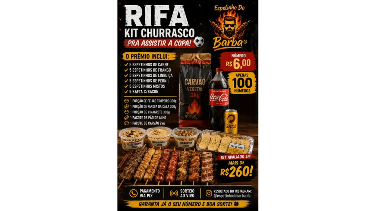 Kit Churrasco Hexa Brasil