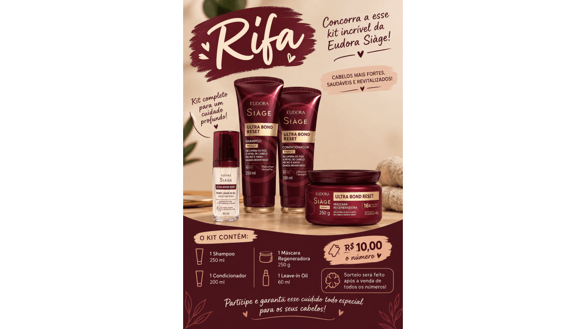 Kit Eudora Siàge Ultra Bond Reset 💖