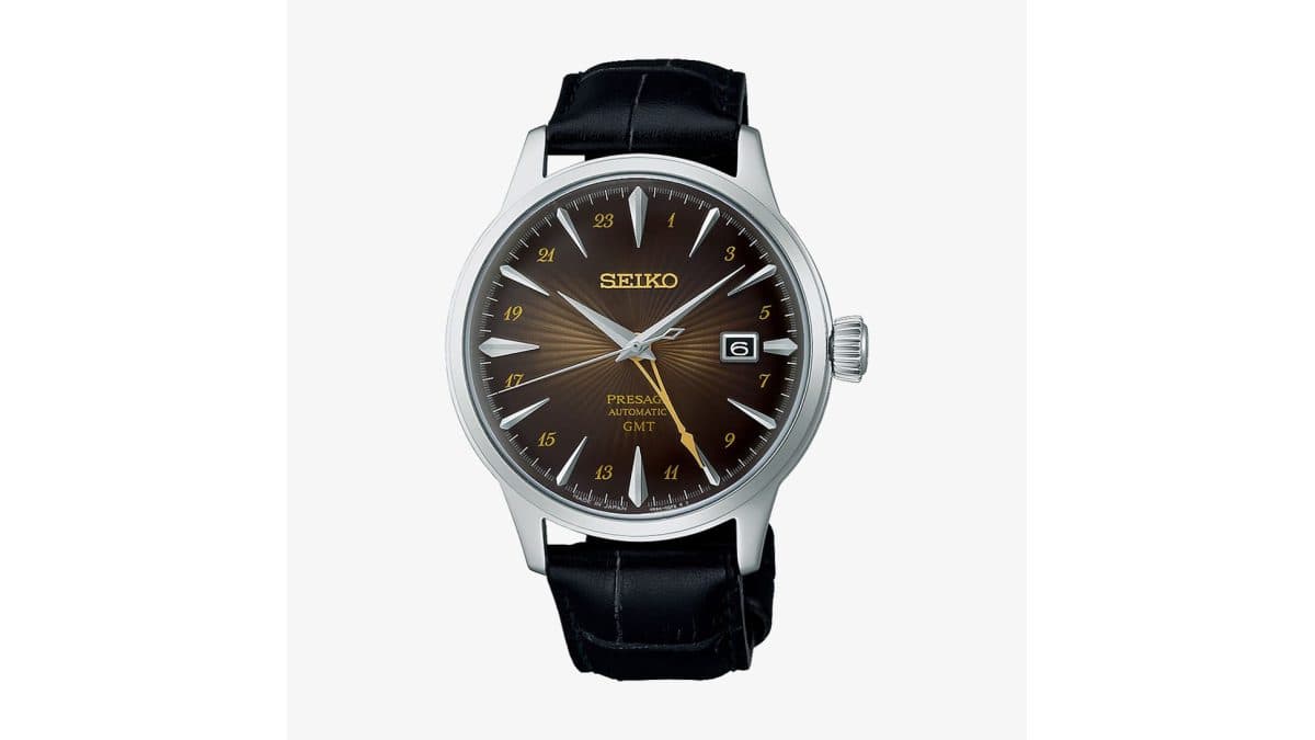HM WATCHES | AÇÃO 007  SEIKO PRESAGE COCKTAIL TIME GMT