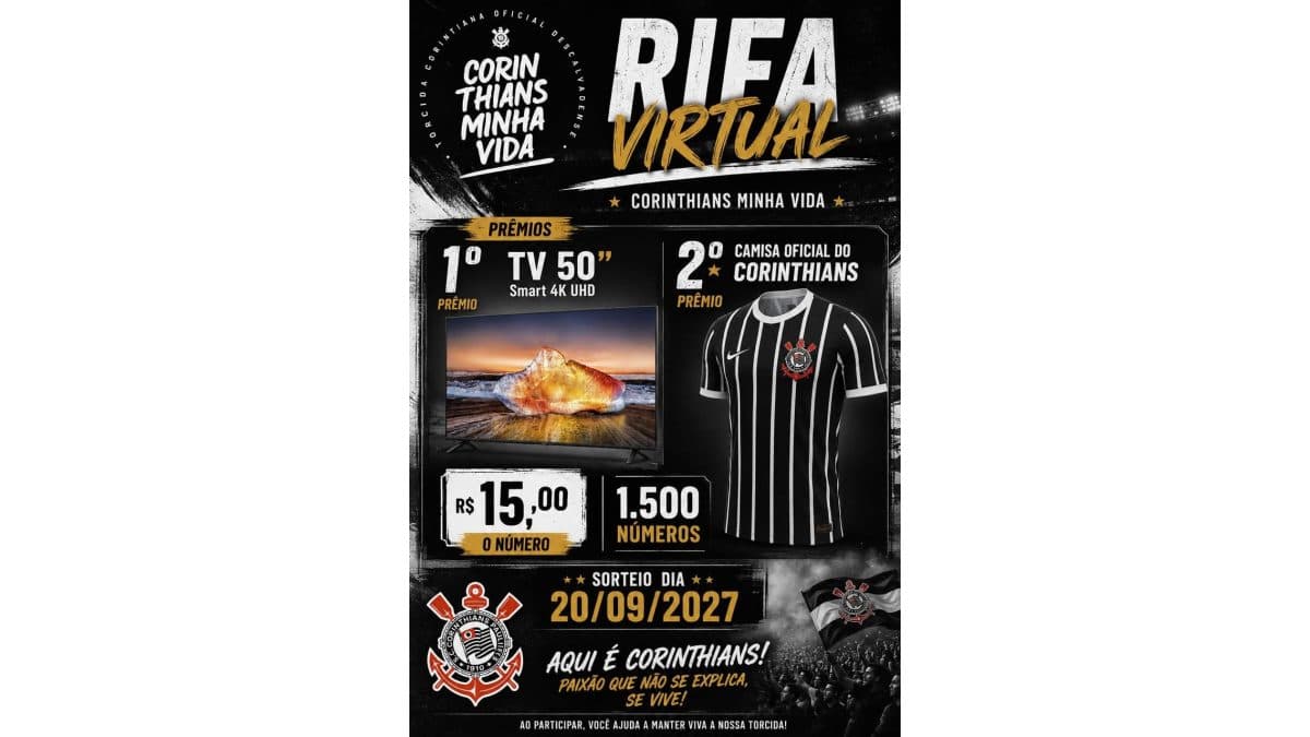 RIFA CORINTHIANS MINHA VIDA