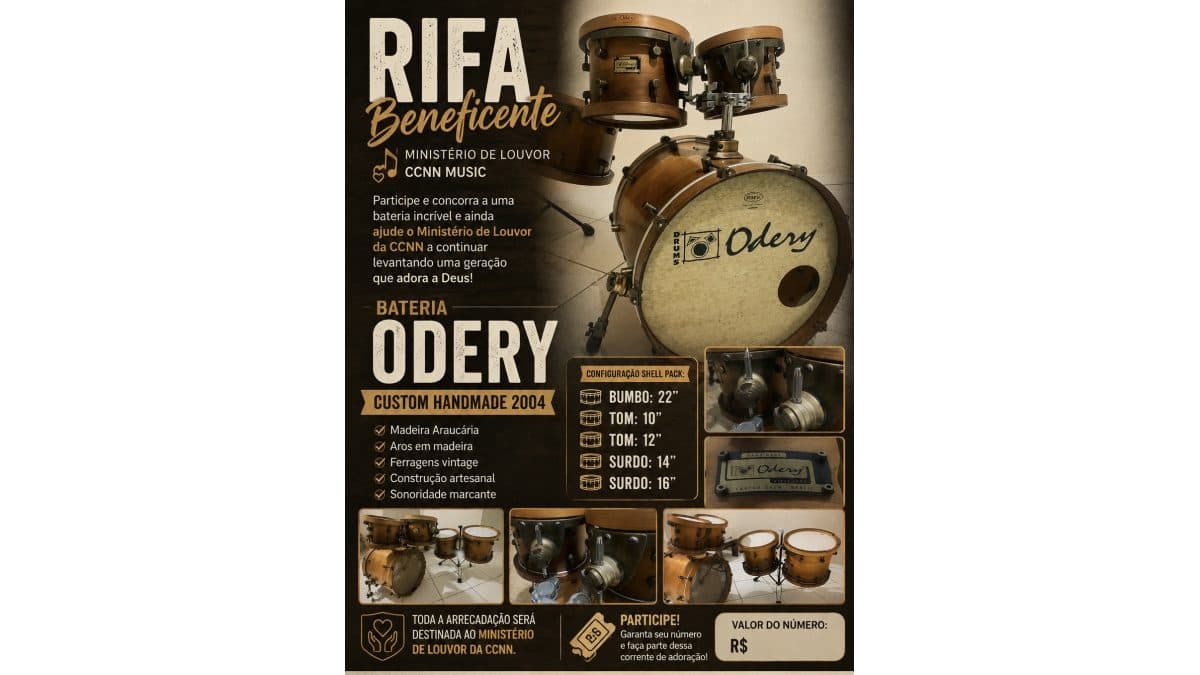 Bateria Odery Custom Handmade