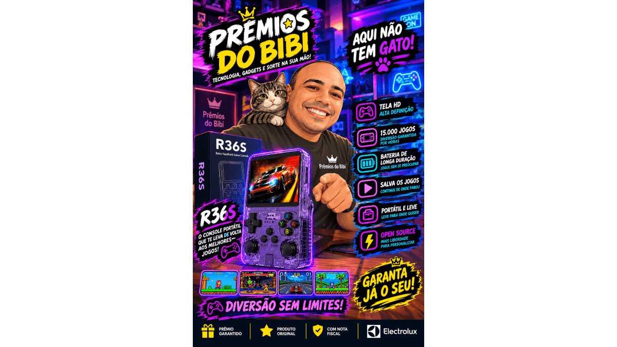 Console Retrô Portátil | 15.000 jogos