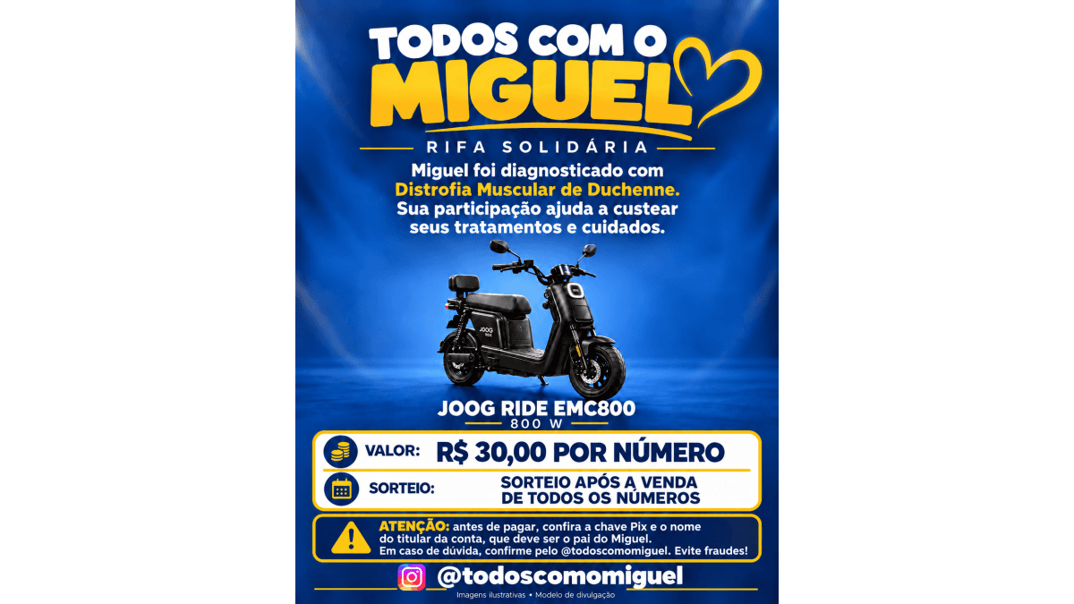 TODOS COM O MIGUEL