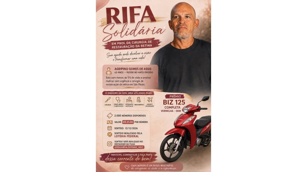 Rifa Beneficiente - Agripino Gomes de Assis