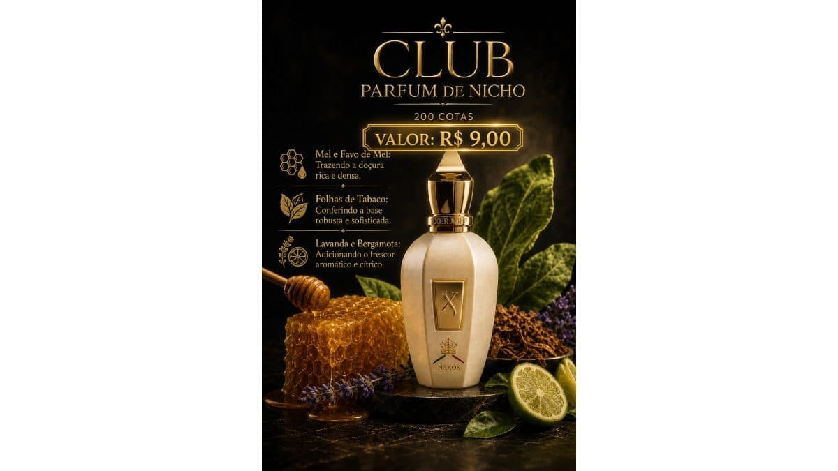 AÇAO  de PERFUME  de NICHO - XERJOFF - NAXOS.