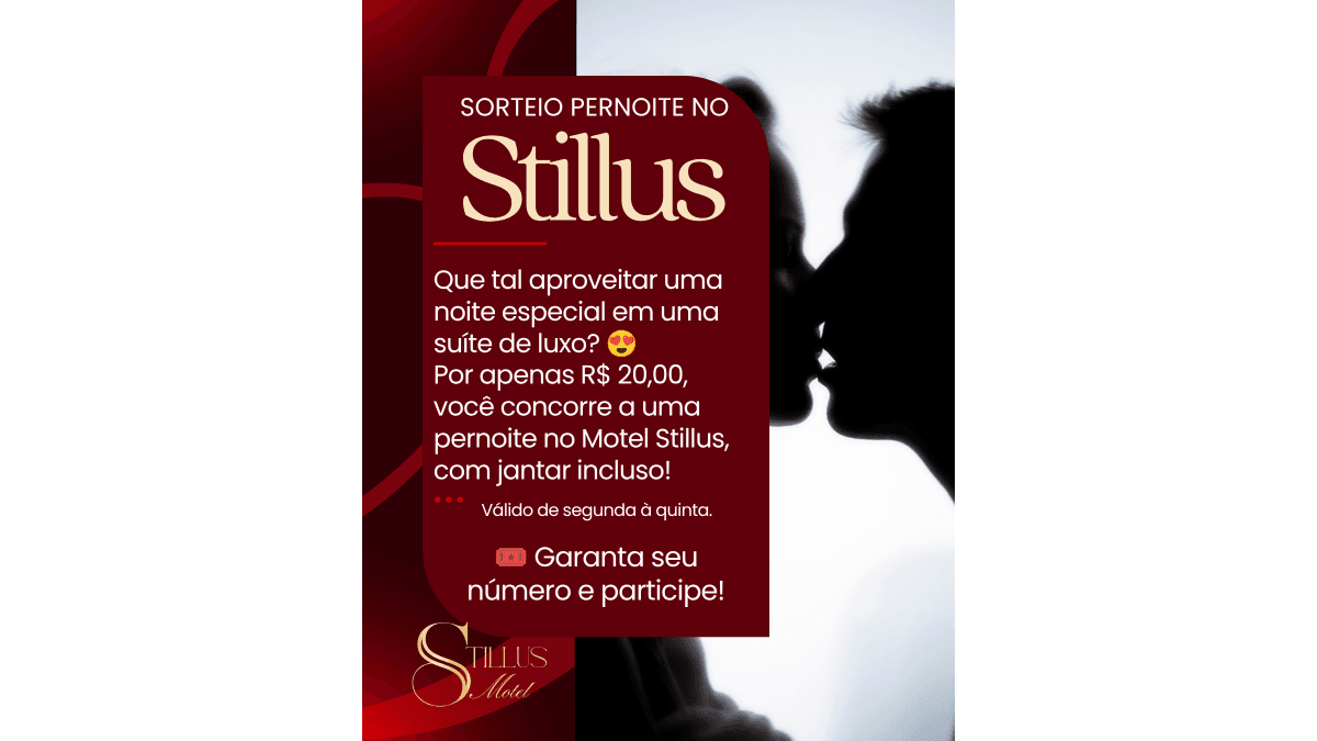 Sorteio Pernoite no Stillus