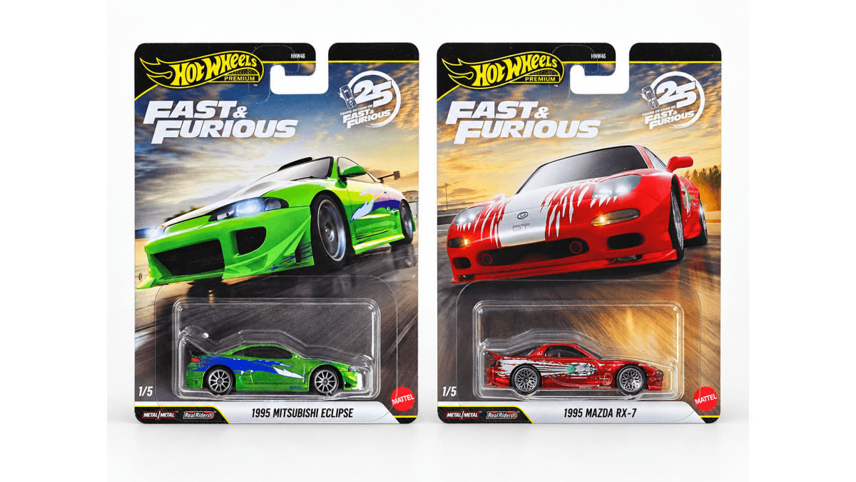 Dupla Hot Wheels  Velozes E Furiosos 25th