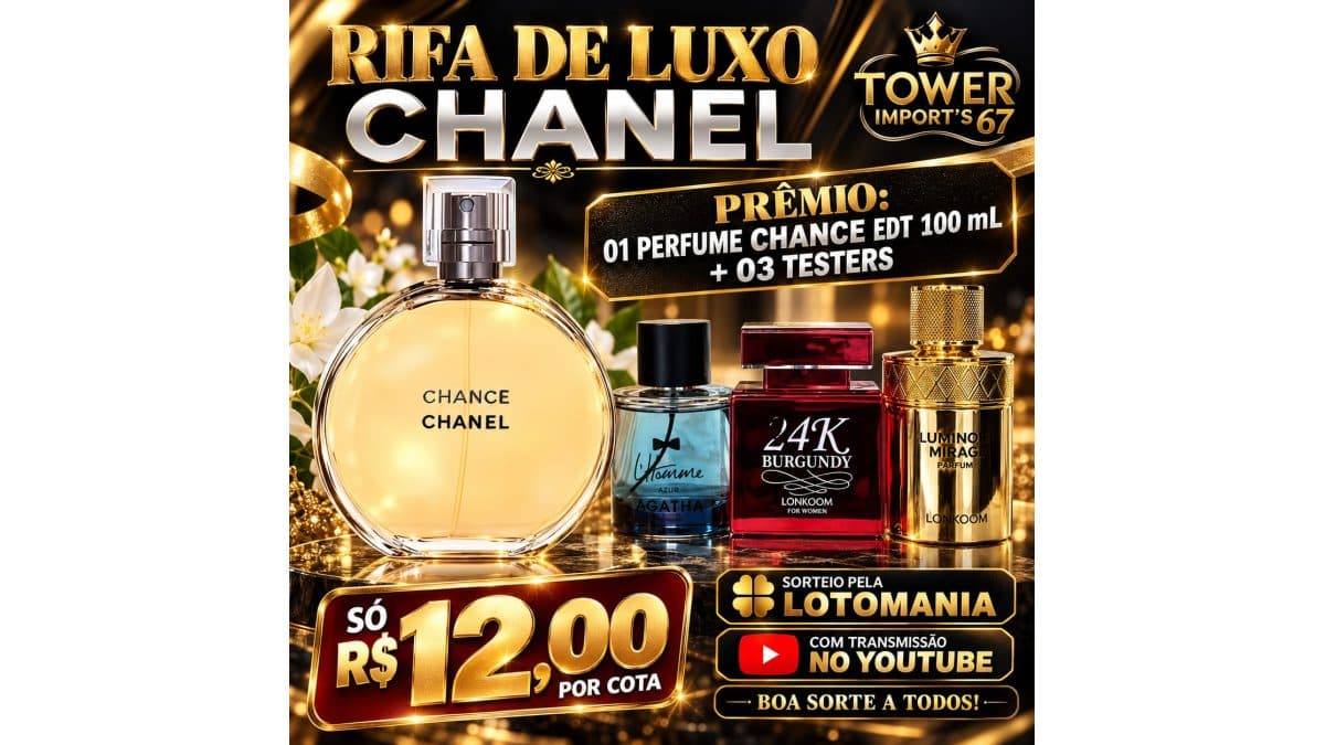 RIFA DE LUXO CHANEL