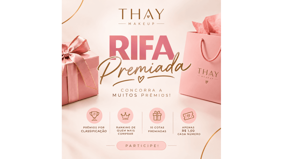 MEGA RIFA - THAYMAKEUP