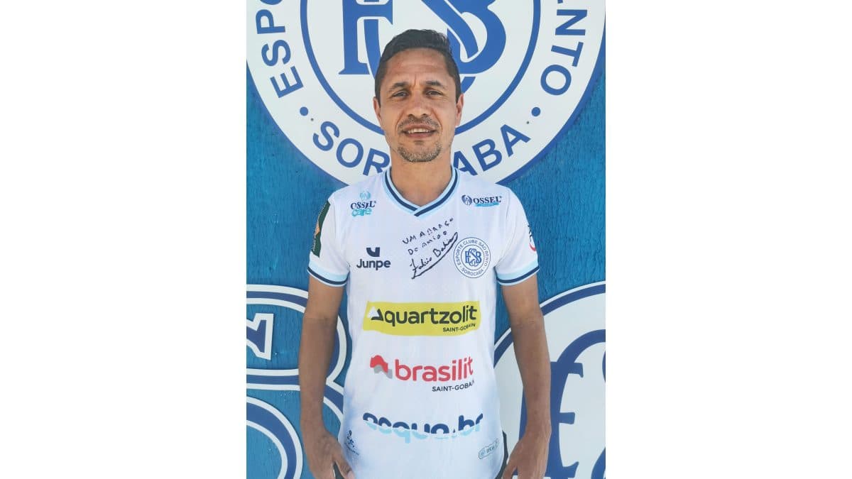 E.C. São Bento: Camisa oficial de jogo (Fábio Bahia)