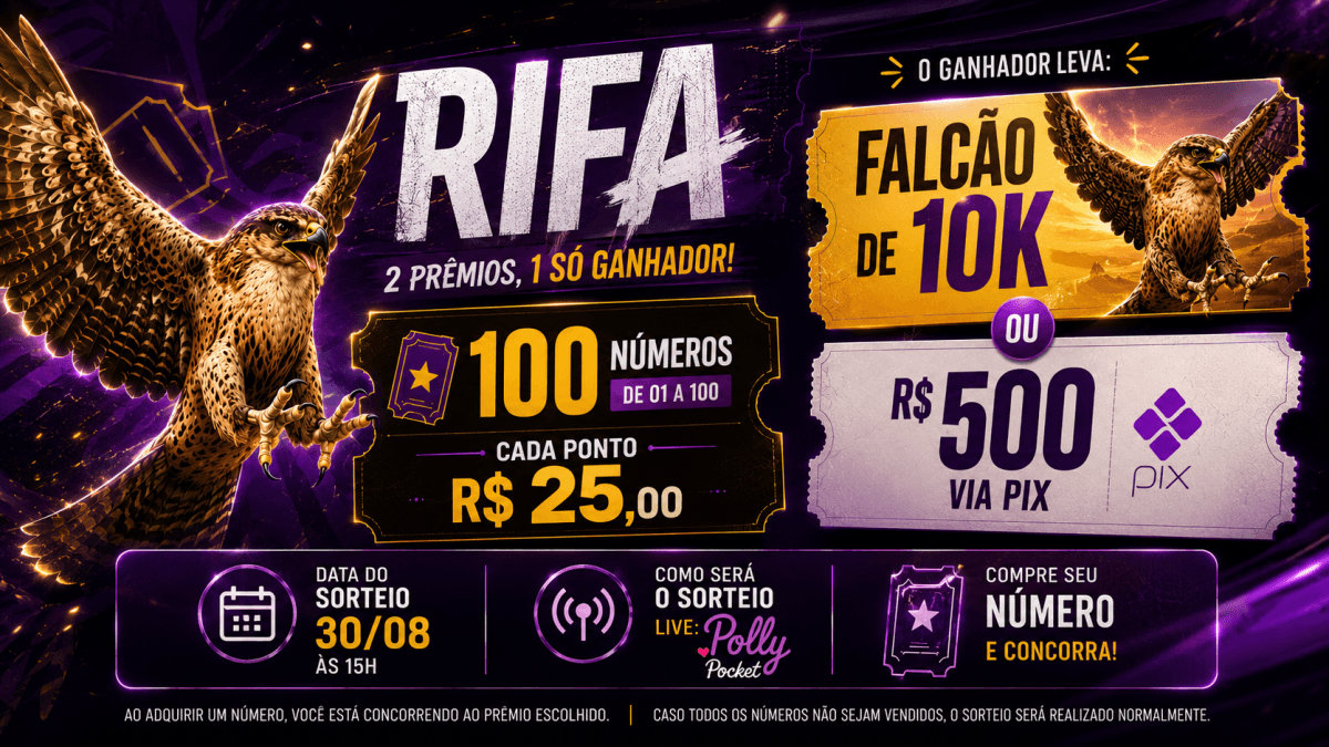 Presente do tik tok live, "Falcão, ou 500 pix"