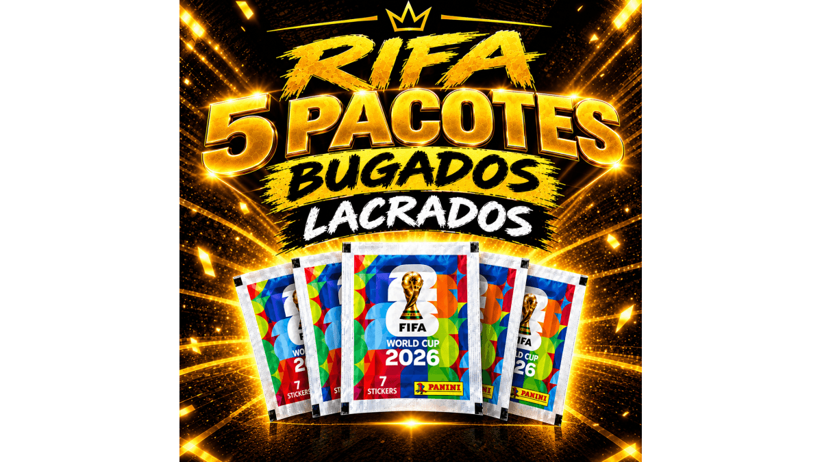 5 BUGADOS LACRADOS - RARIDADE CLUB