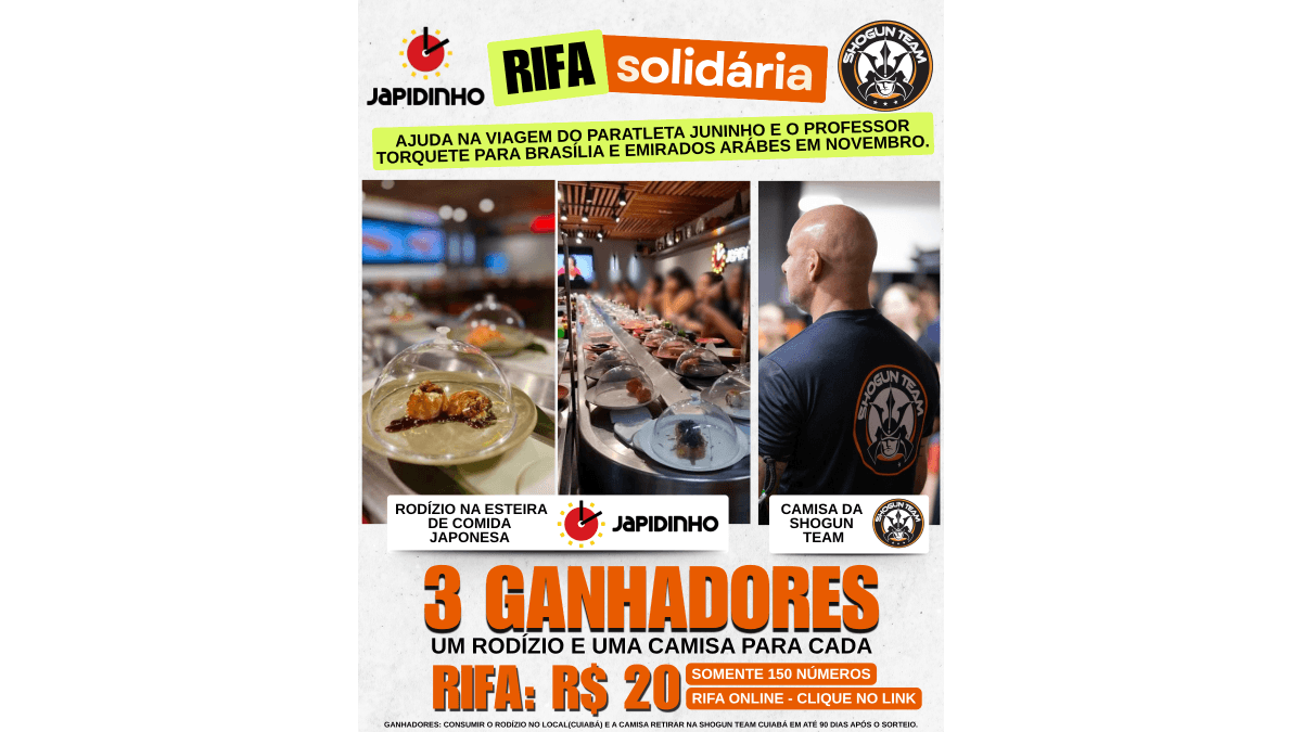 Rifa Solidário Jiu-Jitsu