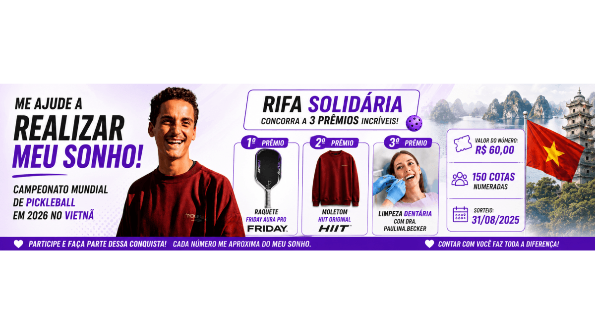 Rumo ao Mundial de Pickeball no Vietnã
