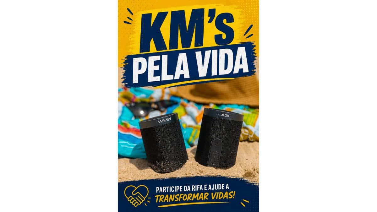 KM's PELA VIDA - Caixa som Bluetooth WAAW US 200 DUO - by Alok
