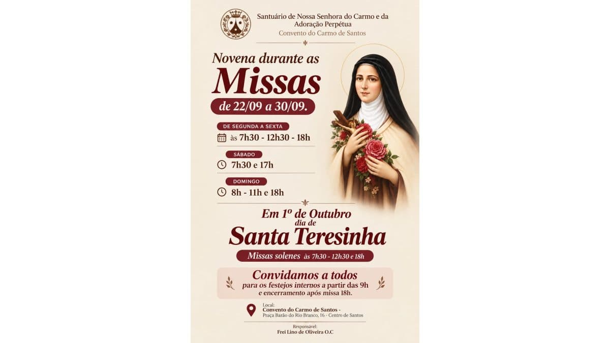 Festa de Santa Teresinha 2026