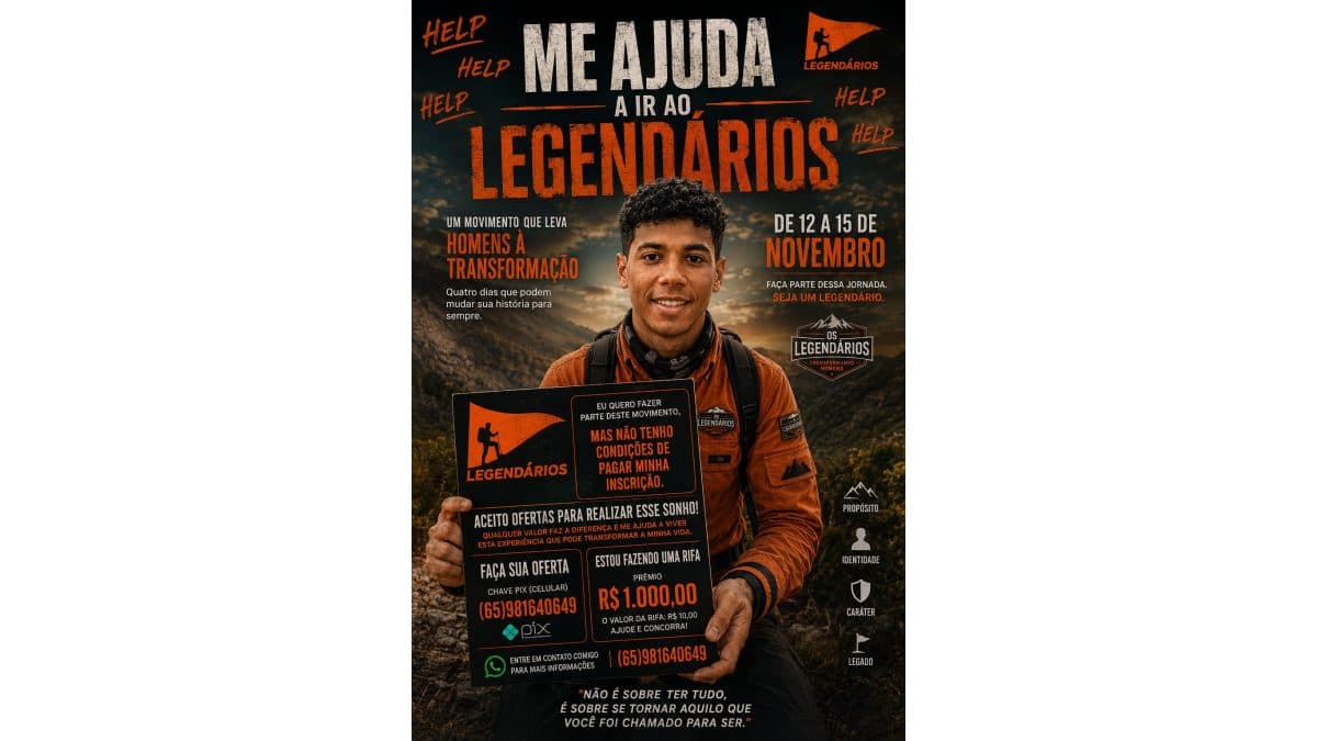 R$ 1.000,00 reais no Pix