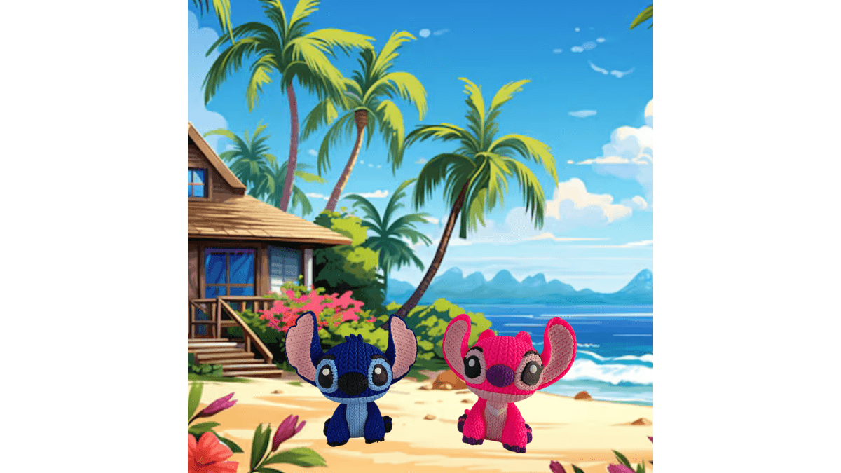 Bonecos Impressos 3D | Stich & Angel