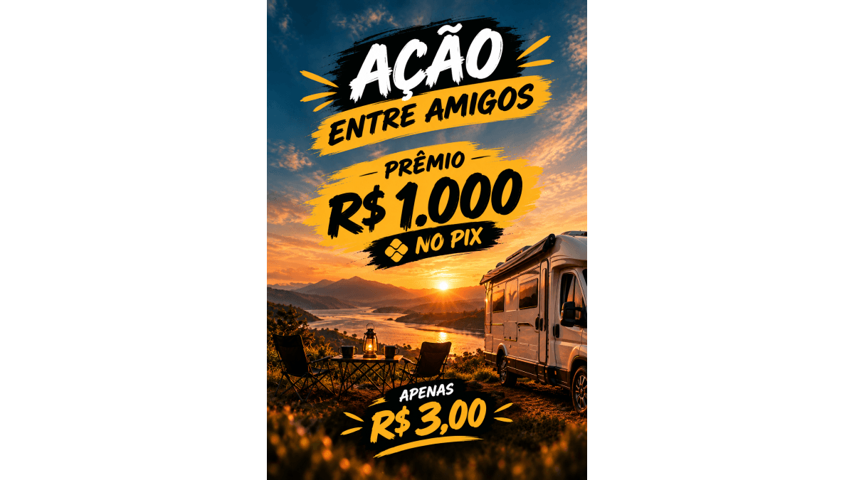 R$1000 NO PIX