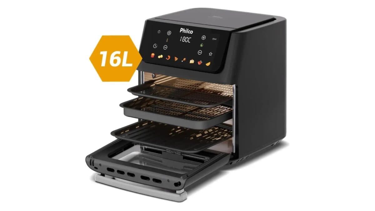 Rifa beneficente: Vale uma Fritadeira Air Fryer Philco 16 Litros Paf16c Preto, em Prol do Tratamento do meu Pai.