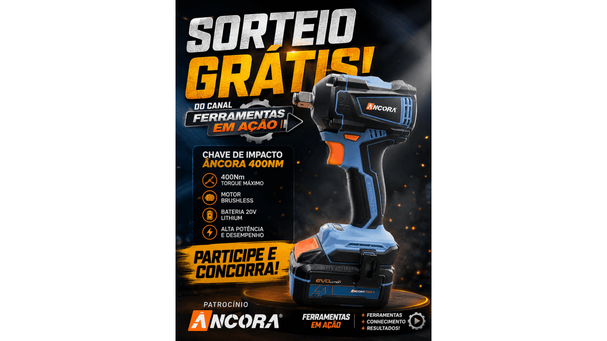 Chave de impacto Ancora tools 20v