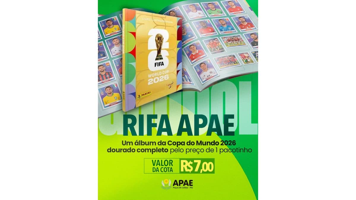 Rifa Álbum Completo das figurinhas da Copa do Mundo FIFA 2026