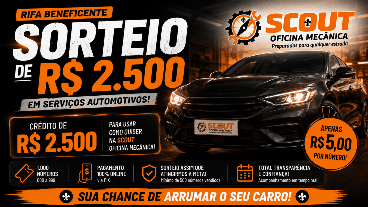 R$ 2500 em Serviços Mecanicos