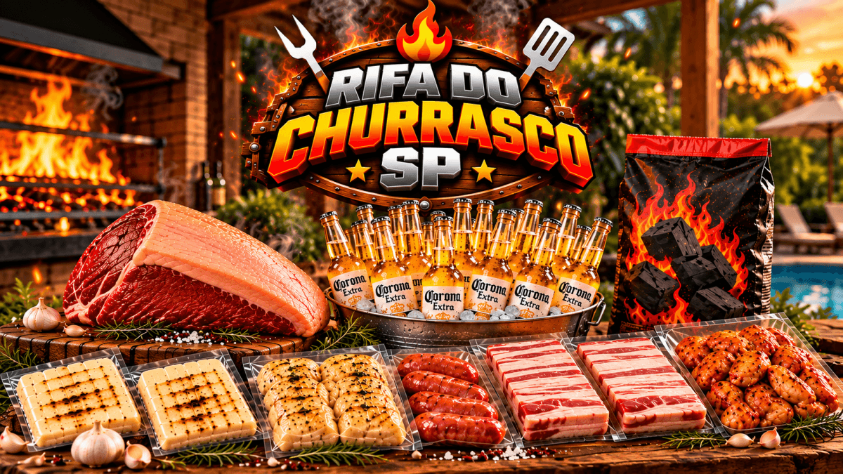 Churras COMPLETO - Rifa do Churrasco SP 🥩🍖🍺 #2