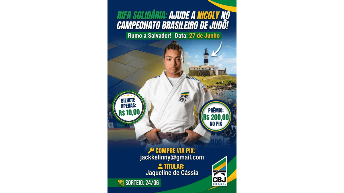 Nicoly Borges no Brasileiro de Judô