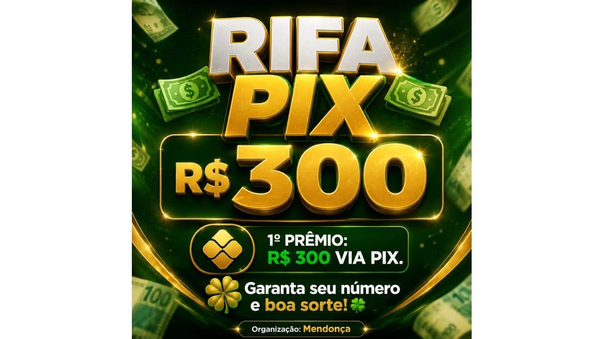 💸 PIX DE R$ 300 NA HORA! 💸