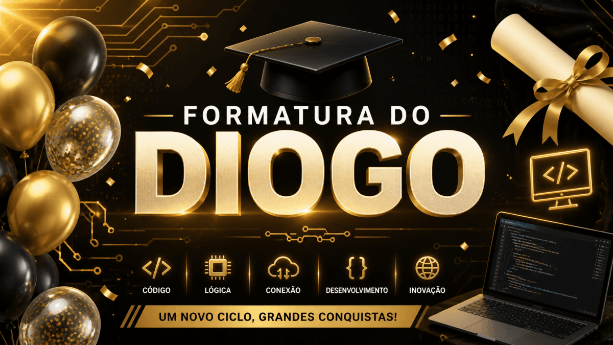 Formatura do Diogão!!!