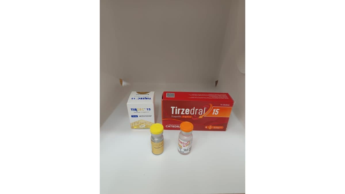Uma ampola Tirzec ou tirzedral