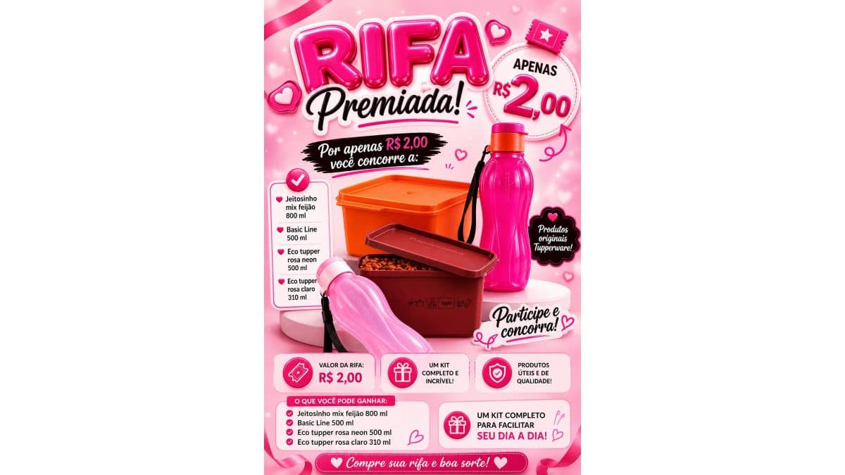 🎀 KIT TUPPERWARE DOS SONHOS 🎀