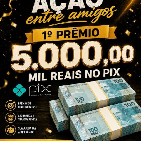 5.000,00 reais no pix