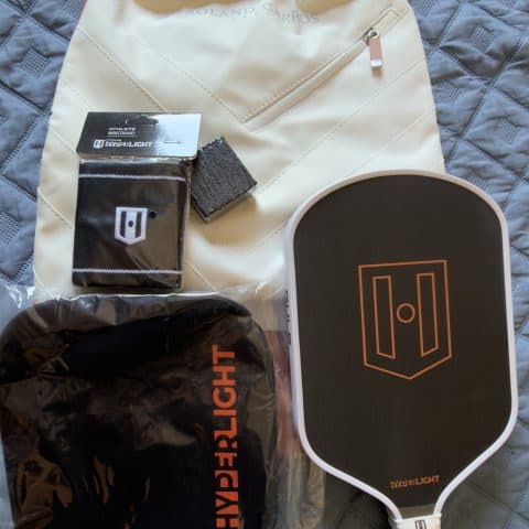 2 • HYPERLIGHT pulse + capa + raqueteira + moleton M + munhequeira + borracha