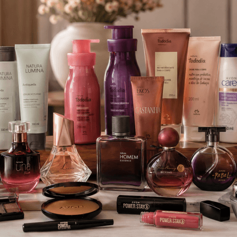 R$500,00 em produtos Natura e Avon