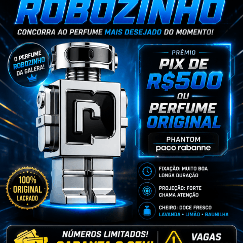 Perfume ROBOZINHO+Pix de 100$