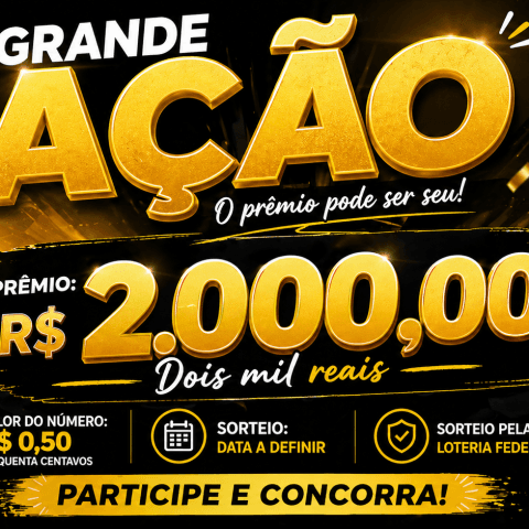 2.000 reais no seu pix!