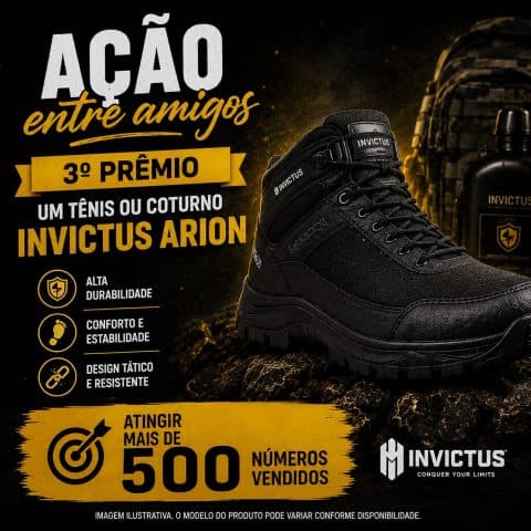 Coturno ou Tenis Invictus Arion