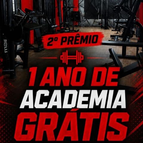 1 ano de academia grátis