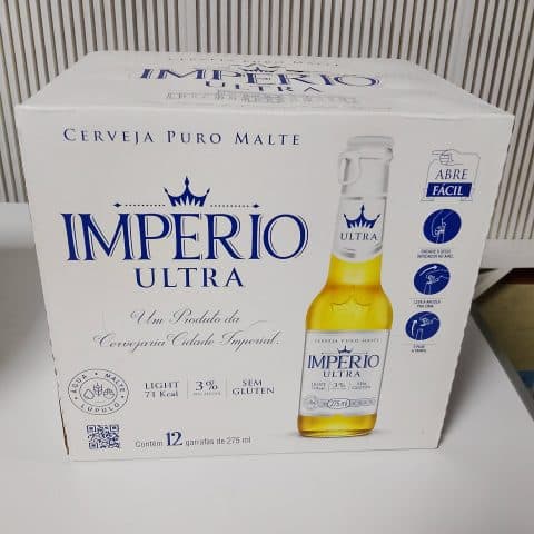 1 caixa de long nek império ultra 12 unidades!