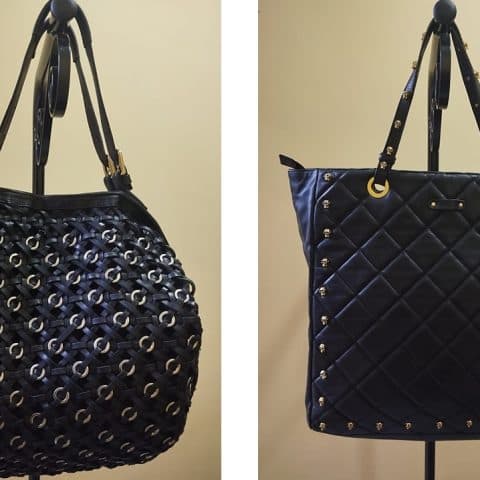 🎉👜 RIFA ONLINE – PRÊMIO DUPLO!  1 Bolsa da Arezzo + 1 Bolsa da Schutz