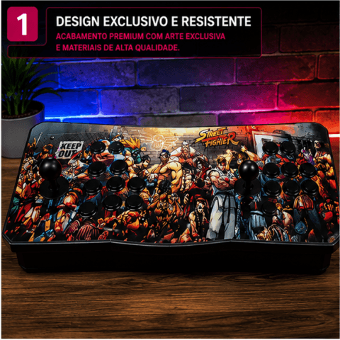 🥈 2º PRÊMIO Nome do prêmio: 🕹️ Fliperama de Mesa Arcade Predator 2 Players