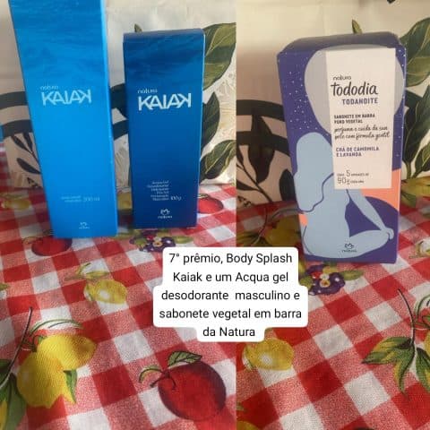 Kit Kaiak masculino e sabonete em barra da Natura