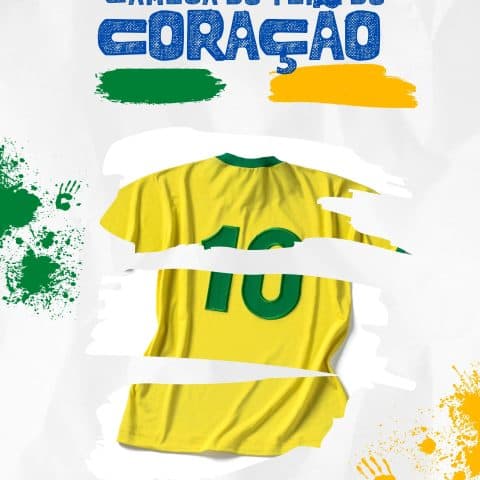CAMISA DO TIME DO SEU CORAÇÃO.