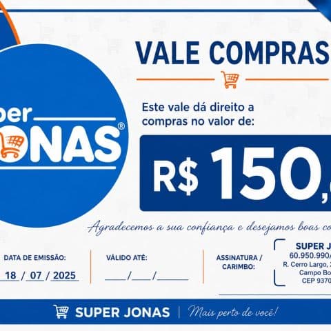 Vale compras Super jonas Aurora